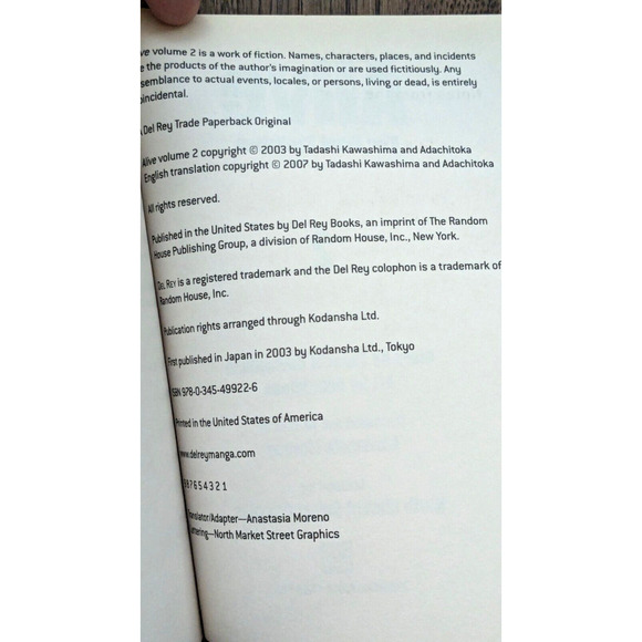 Alive: The Final Evolution Volume 1-2 Manga Tadashi Kawashima Adachitoka English - Picture 5 of 5